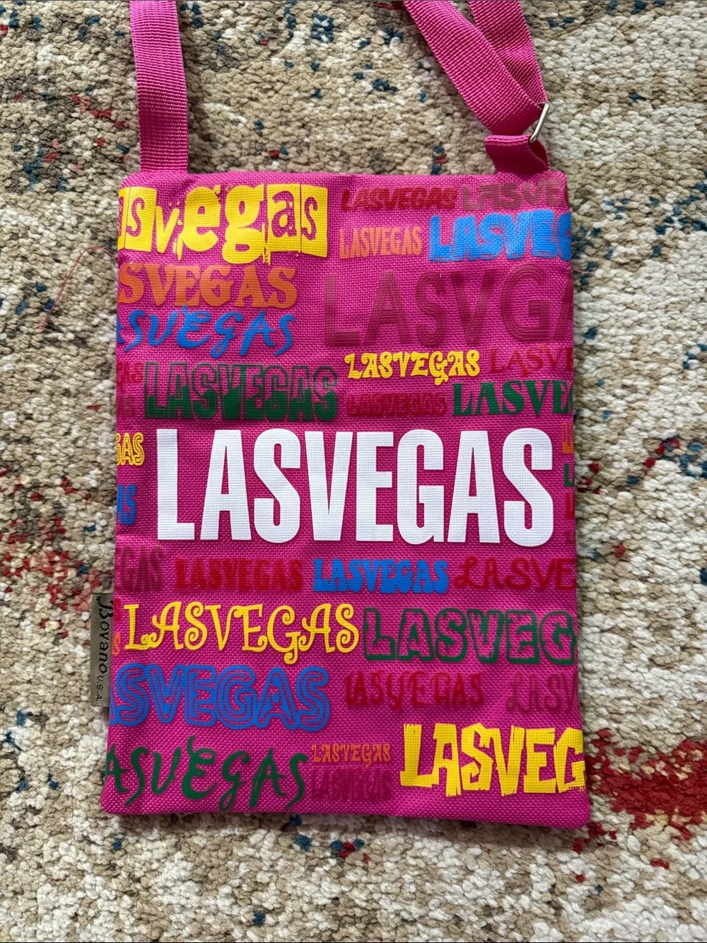 Las Vegas Canvas Crossbody Bag